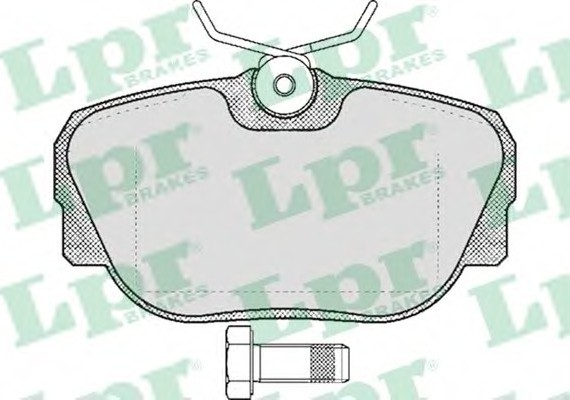 05P319 LPR Комплект гальмівних колодок з 4 шт. дисків