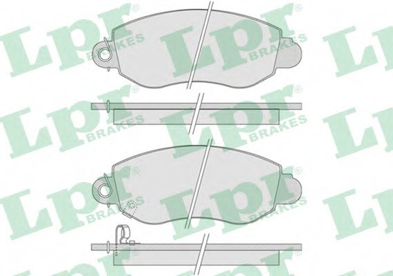05P775 LPR Гальмівні колодки дискові 05P775 LPR