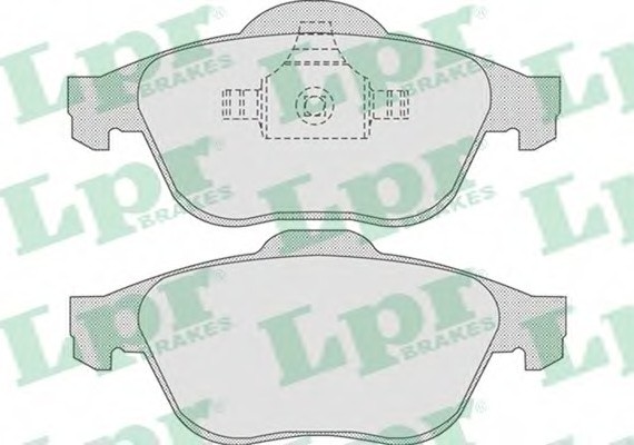 05P864 LPR Гальмівні колодки дискові 05P864 LPR