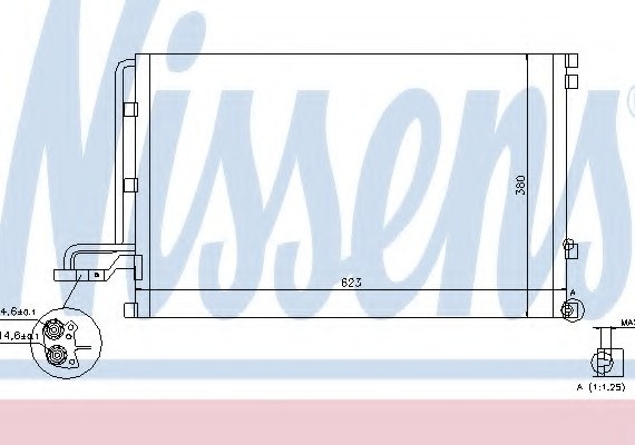 940087 NISSENS (Дания) Конденсер кондиционера 940087 NISSENS