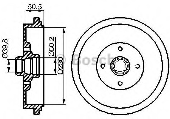 0986477042 BOSCH Барабан тормозной 0986477042 BOSCH