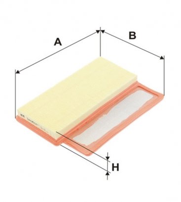 WA9664 WIX-FILTRON Фільтр повітряний WA9664 WIX FILTERS