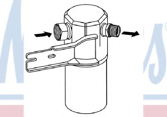95263 NISSENS (Дания) Осушитель кондиционера 95263 NISSENS