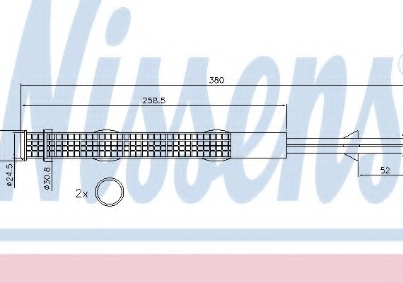 95359 NISSENS (Дания) Осушувач кондиціонера 95359 NISSENS