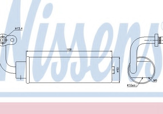 95444 NISSENS (Дания) Осушитель кондиционера 95444 NISSENS