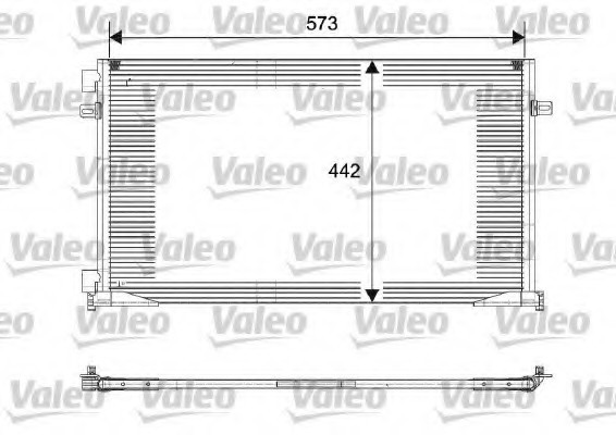 817644 Valeo PHC Радіатор кондиціонера