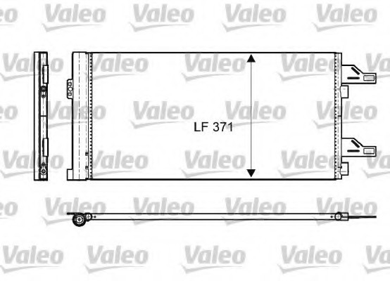 814085 Valeo PHC Радиатор кондиционера 814085 VALEO