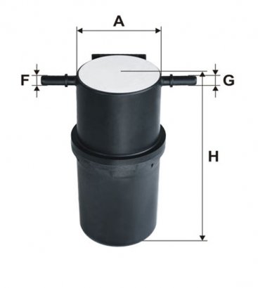 WF8466 WIX-FILTRON Фільтр паливний (PP 985/6) WF8466