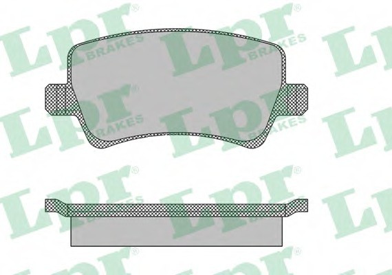 05P1474 LPR Комплект гальмівних колодок з 4 шт. дисків