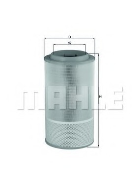 LX 1024 MAHLE Фильтр воздушный MAN LX 1024 MAHLE