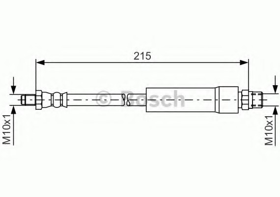 1987476142 BOSCH Шланг тормозной 1987476142 BOSCH