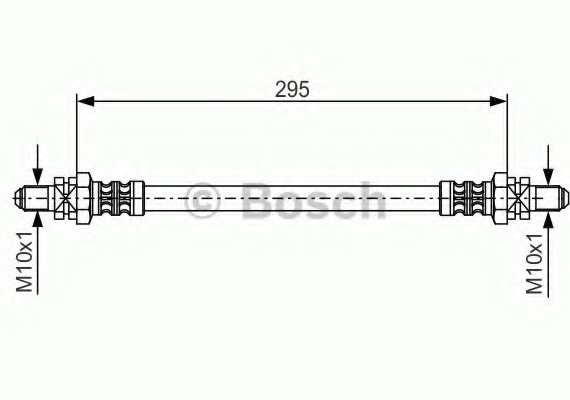 Шланг тормозной 1987476382 BOSCH