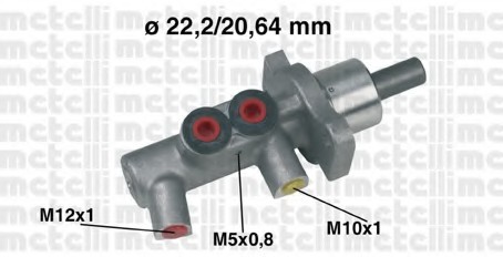 05-0383 METELLI (Италия) Главный тормозной цилиндр 05-0383