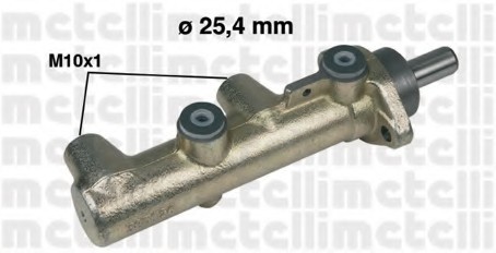 05-0236 METELLI (Италия) Главный тормозной цилиндр 05-0236