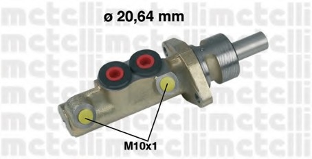 05-0156 METELLI (Италия) Главный тормозной цилиндр 05-0156