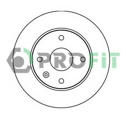 Фото диск гальмівний 5010-2003 PROFIT 5010-2003 PROFIT 5010-2003 PROFIT Диск гальмівний 5010-2003 PROFIT