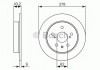 Диск тормозной 0986479047 BOSCH