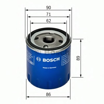 0451103353 BOSCH Фильтр масляный Bosch 0451103353