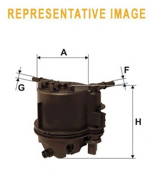 WF8322 WIX-FILTRON Фильтр топливный (PS 980) WF8322