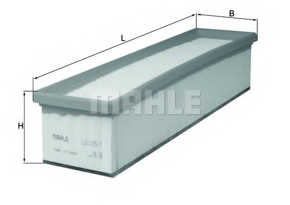 Фото фільтр забору повітря LX3105/1 MAHLE LX3105/1 MAHLE Фільтр забору повітря