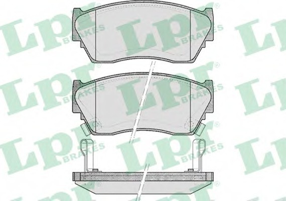 05P520 LPR SF2677 Тормозные колодки 05P520