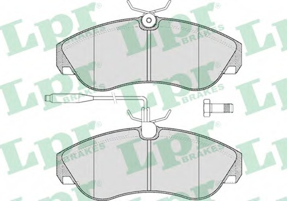 05P494 LPR Комплект гальмівних колодок з 4 шт. дисків
