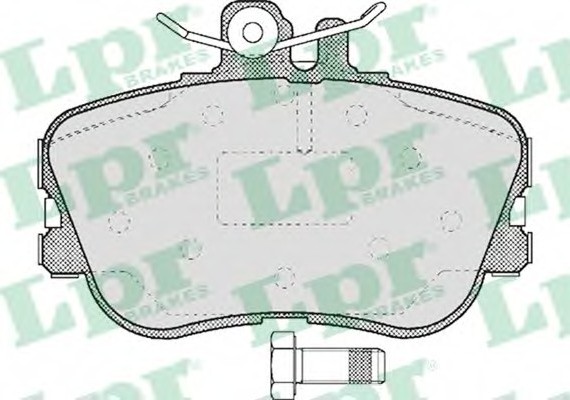 05P492 LPR SF2716 Тормозные колодки 05P492