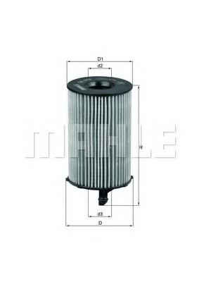 OX420DECO MAHLE Фільтр масляний вставка 3.0TDI 24V VW Touareg 10-18; AUDI A6 11-18, A4 07-15, Q5 08-16, Q7 05-15, A5 07-16, A8 10-18, A7 10-18; PORSCHE Cayenne 10-17, Panamera 09-18, Macan 14-18