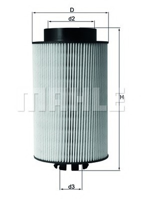 KX191/1D MAHLE Фильтр топливный Mahle KX191/1D