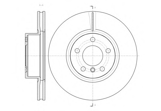 Диск гальмівний 61454.10 REMSA