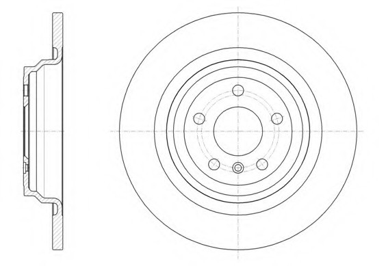 Диск тормозной 61577.00 REMSA