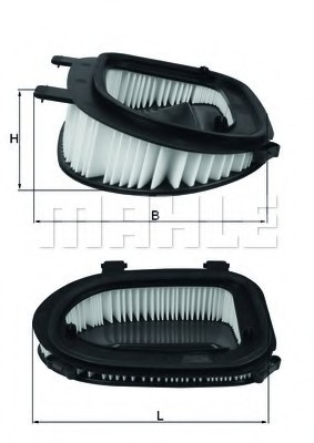 LX3541 MAHLE Фільтр забору повітря