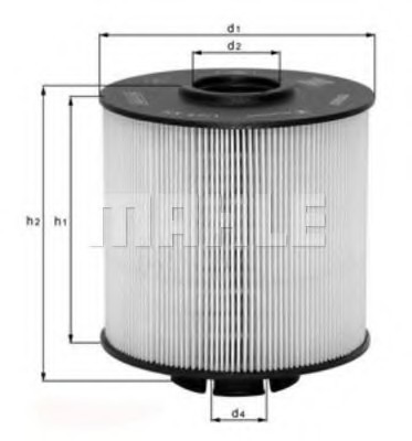 KX67/2D MAHLE Фильтр топливный Mahle KX67/2D