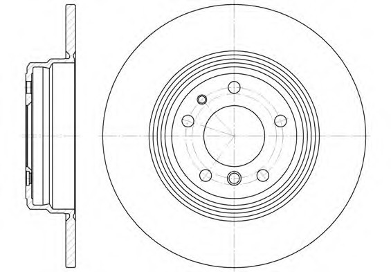 6510.00 Remsa Диск тормозной 6510.00 REMSA