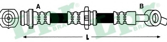 6T47928 LPR Шланг тормозной 6T47928 LPR