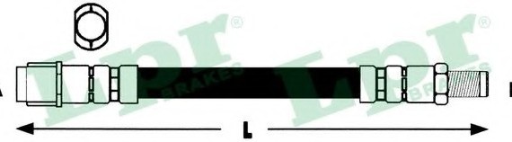 Шланг гальмівний 6T47970 LPR