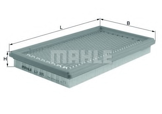 LX595 MAHLE Фільтр забору повітря