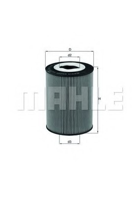 OX359D MAHLE Фильтр масляный Mahle OX359D