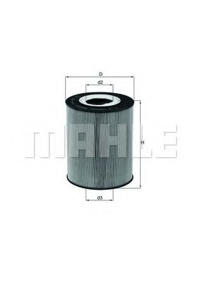 OX146D MAHLE Фильтр масляный Mahle OX146D