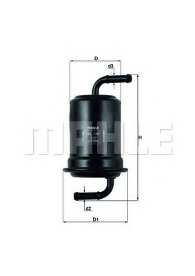 KL159 MAHLE Фильтр топливный Mahle KL159