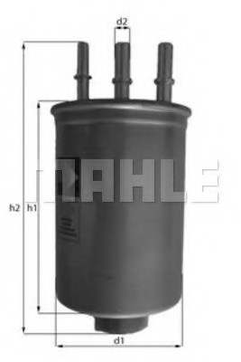 KL511 MAHLE Фильтр топливный Mahle KL511