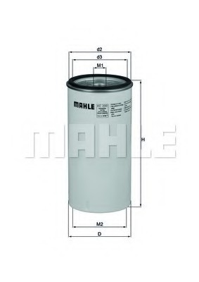 KC200 MAHLE Фильтр топливный Mahle KC200