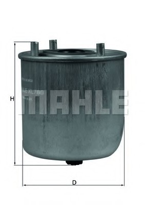 KL780 MAHLE Фильтр топливный Mahle KL780