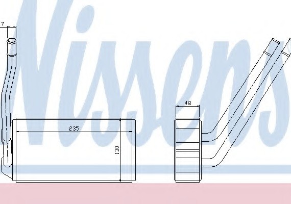 73000 NISSENS (Дания) Радіатори опалення