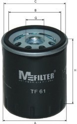 TF61 MFILTER Фильтр масляный TF61 MFILTER