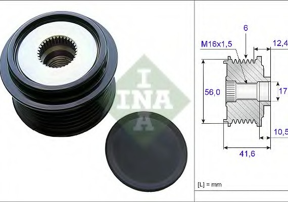 535021010 INA (Germany) Обгінна муфта INA 535021010