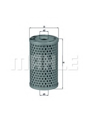HX15 MAHLE Фильтр масляный Mahle HX15