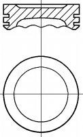 87-427105-00 NURAL Поршень 87-427105-00 NURAL