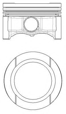 87-148300-00 NURAL Поршень 87-148300-00 NURAL