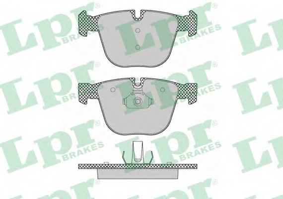 05P1367 LPR Комплект гальмівних колодок з 4 шт. дисків